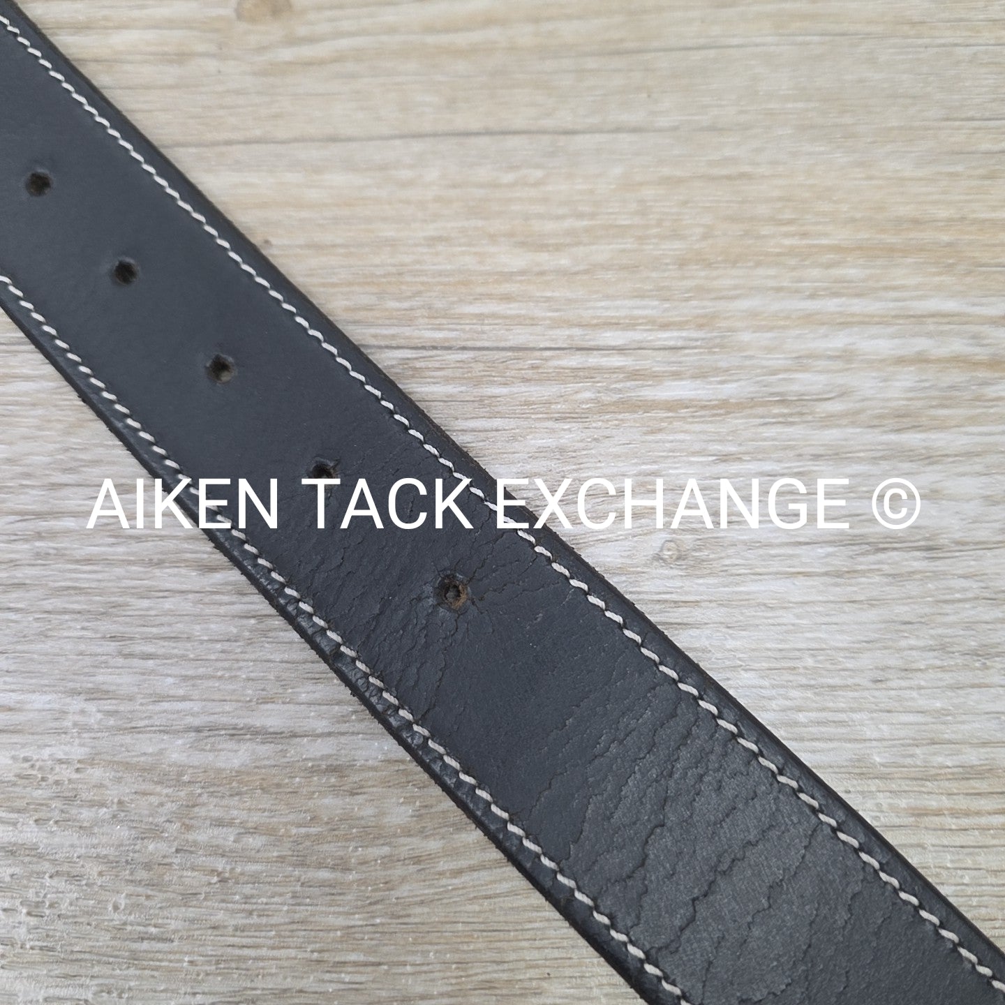 Dover Saddlery Fancy Stitched Belt, Black, 28