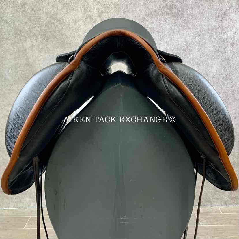 2024 Custom Saddlery Icon Flight Monoflap Dressage Saddle, 17.5" Seat, Adjustable Tree, Wool Flocked Panels