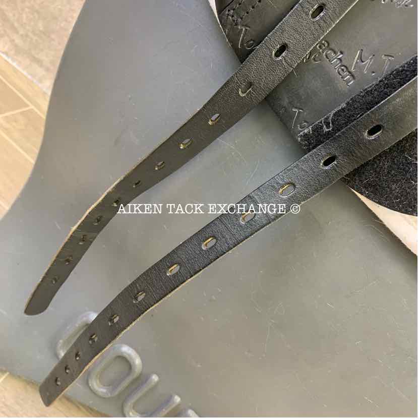 **SOLD** 2010 Marcel Toulouse As Aachen Dressage Saddle, 17.5" Seat, Medium Wide Tree, Wool Flocked Panels