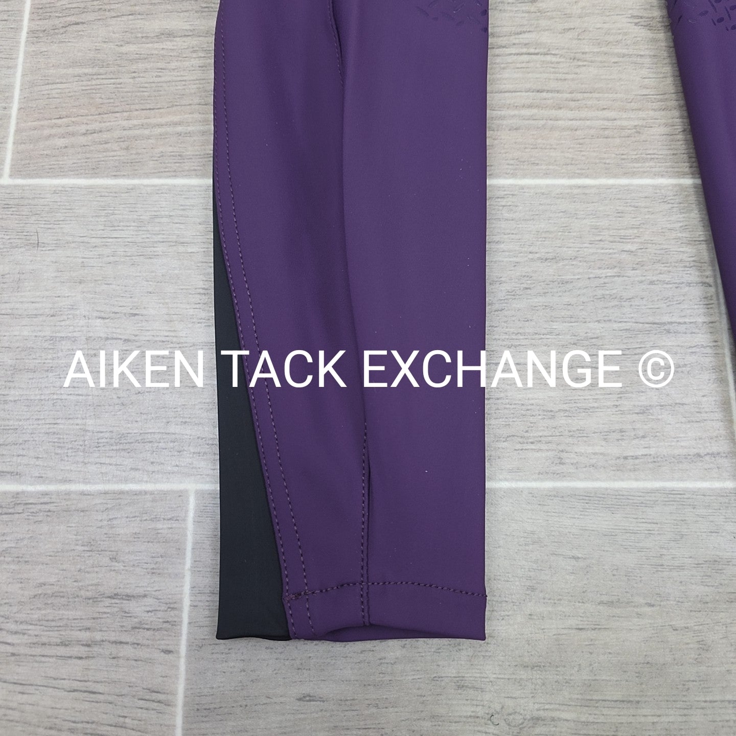KL Select Gabrielle Knee Patch Breeches, Purple, Women's Size 24R