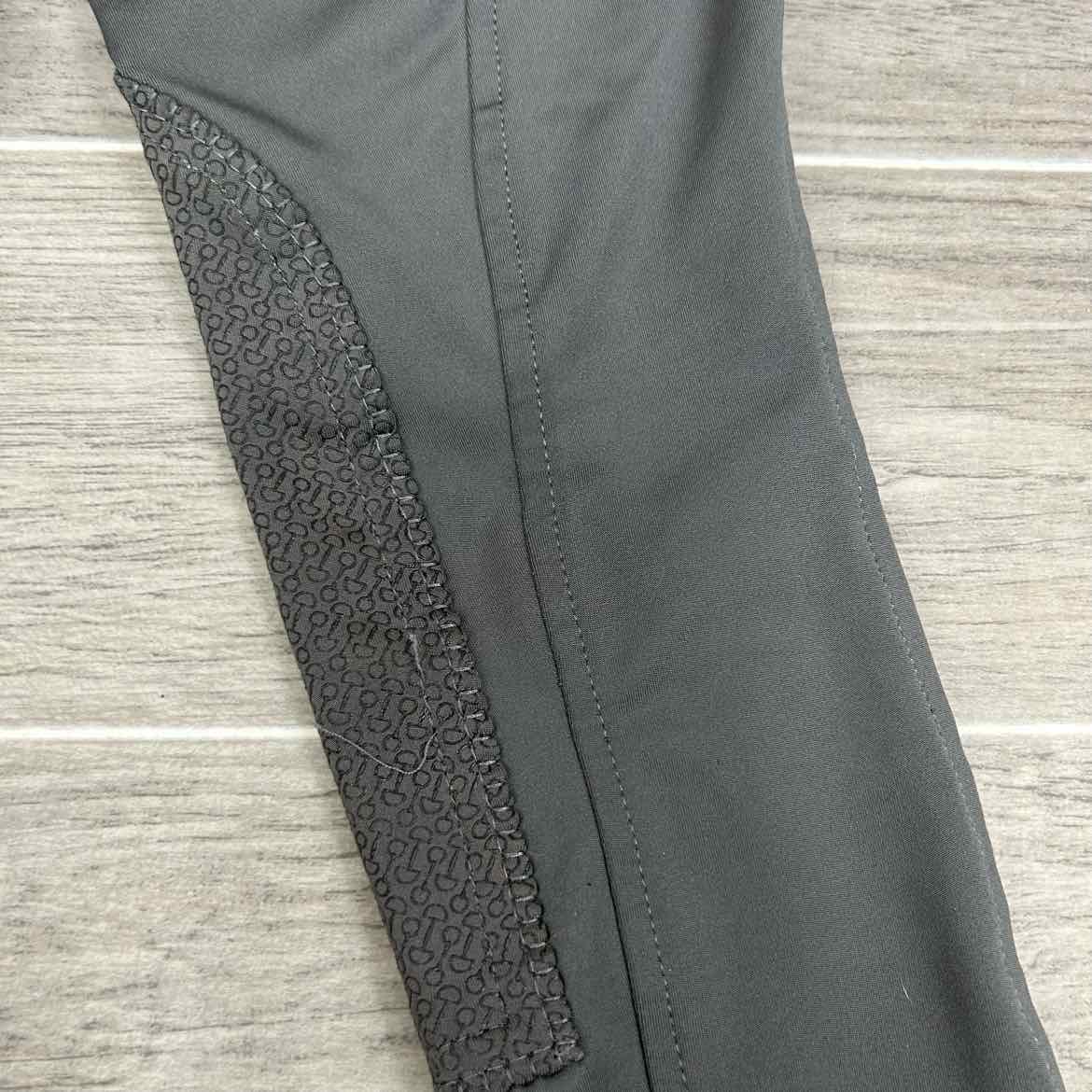 Dover Saddlery Riding Sport Silicone Grip Knee Patch Breeches, Size 10