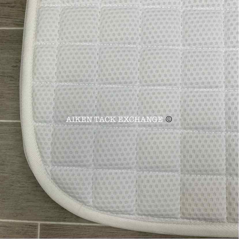 Catago FIR-Tech (Far Infrared Rays) Dressage Saddle Pad, White, Brand New