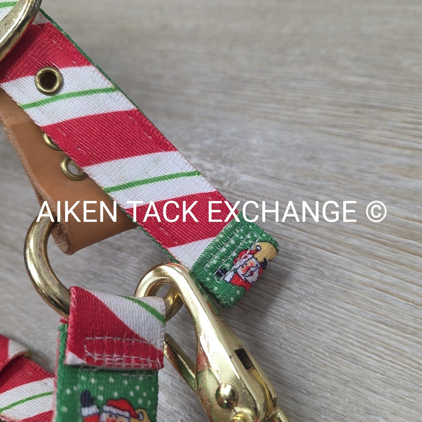 Red Haute Horse Breakaway Christmas Halter, Size Pony