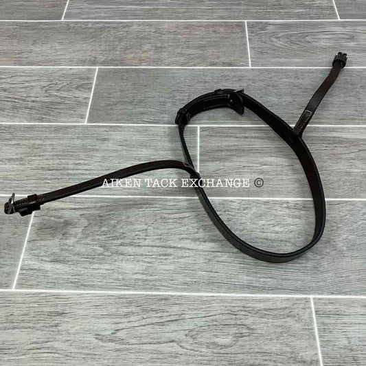 KL Select Black Oak Flat Noseband for Monocrown Bridle, Oversize