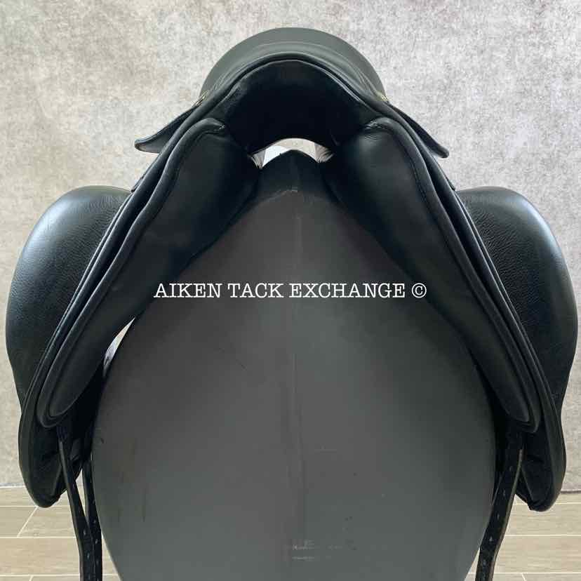 2019 PDS Carl Hester Integro II Monoflap Dressage Saddle, 18" Seat, Adjustable Tree - Changeable Gullet, Wool Flocked Panels