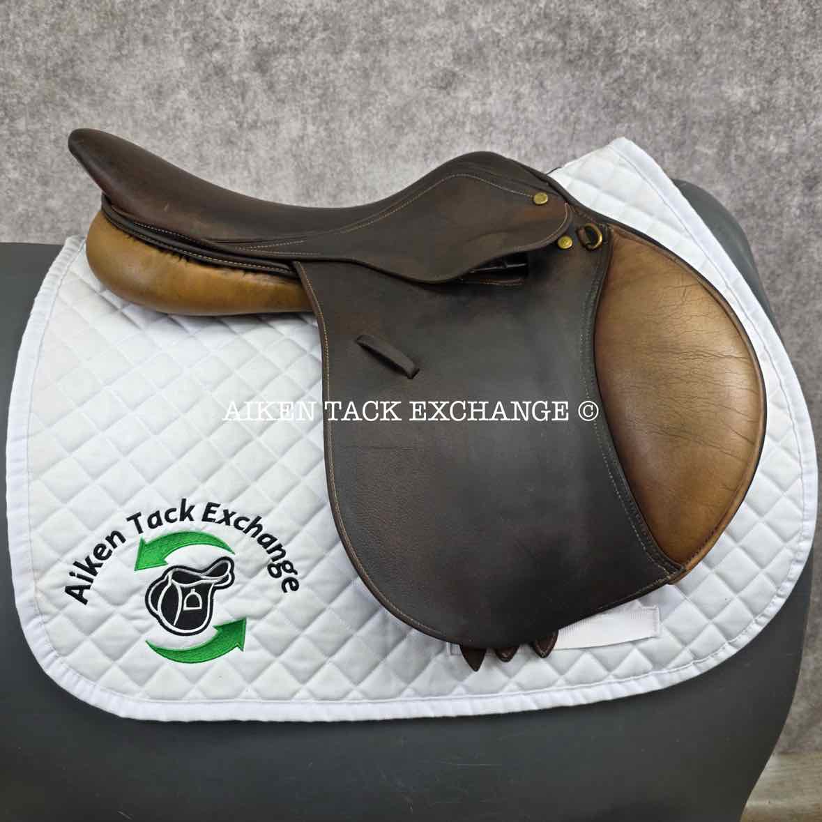 Collegiate Ruiz Diaz Close Contact Jump Saddle, 17" Seat, Medium Tree, Foam Panels