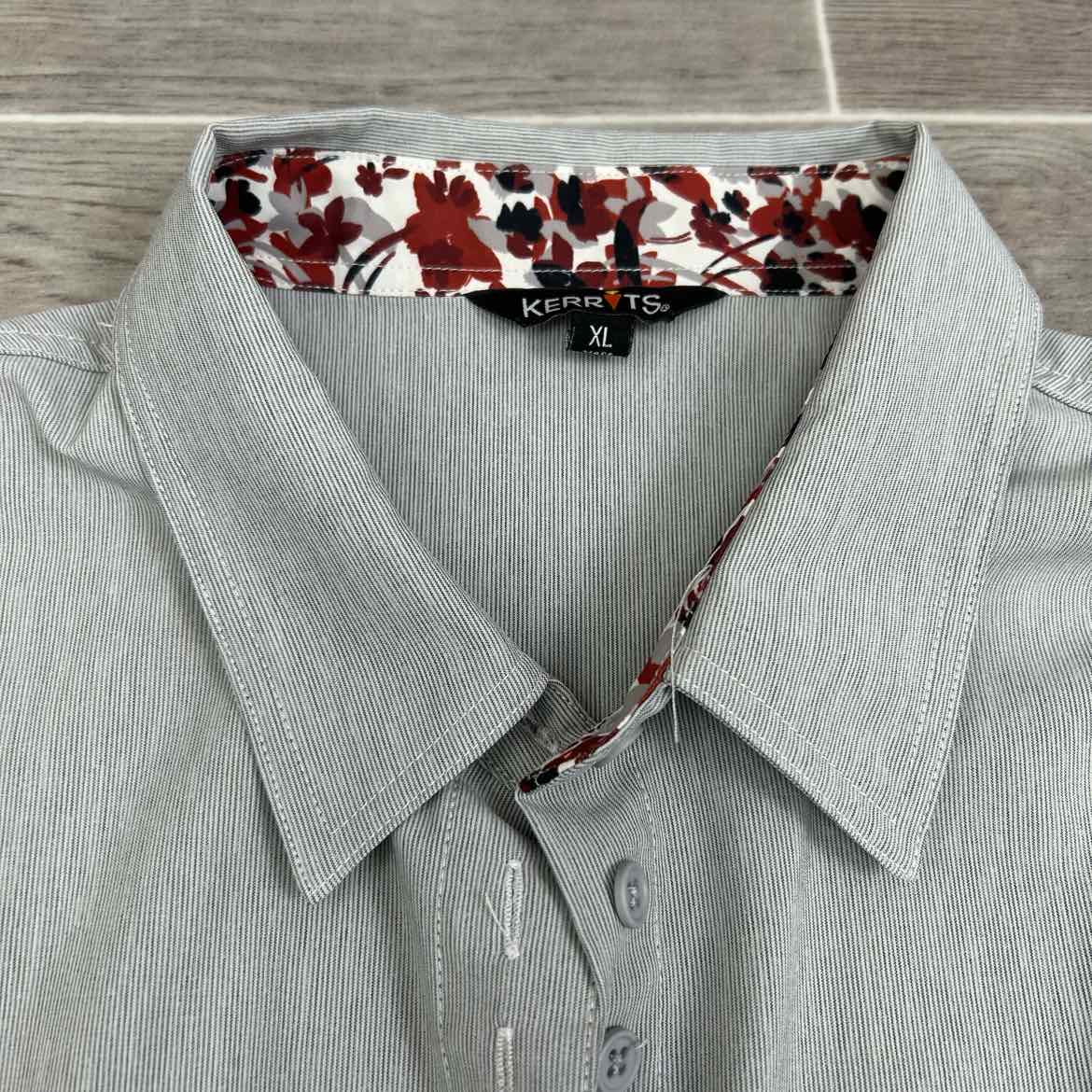 Kerrits Long Sleeve Button Up Shirt, Size X-Large