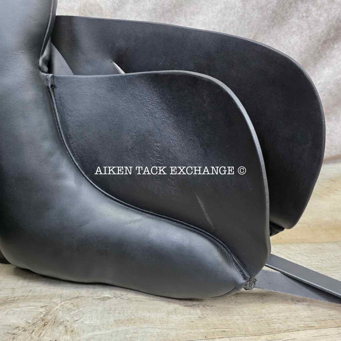 2008 Custom Saddlery Steffen's Advantage Dressage Saddle, 18" Seat, Adjustable Tree, Wool Flocked Panels