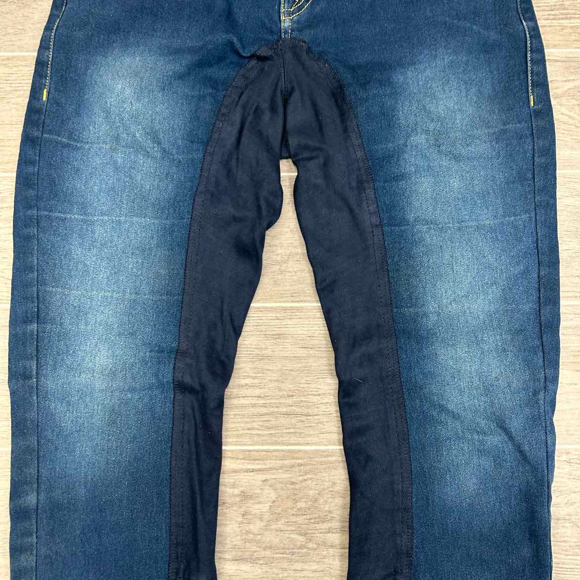 2KGrey Denim Full Seat Breeches, Size 30