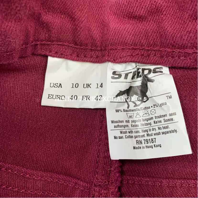 Steeds Knee Patch Riding Jeans, Size 10