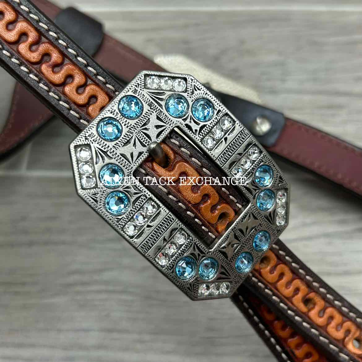 One Ear Western Headstall with Bling