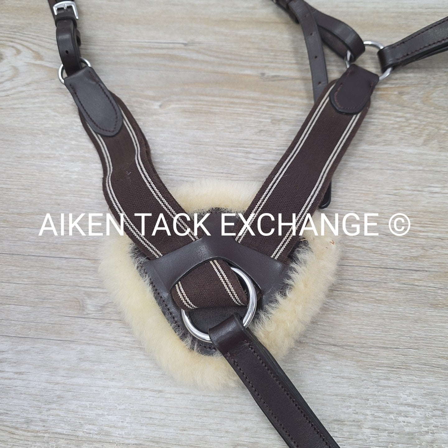 Shires Avignon 5 Point Breastplate, Brown, Oversize