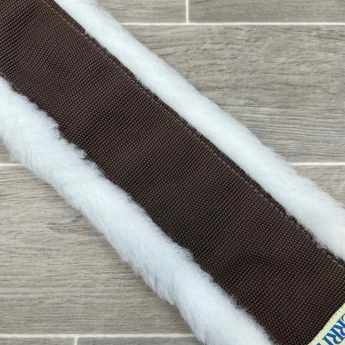 Perri's Nylon Fleece Girth, Brown, 54"