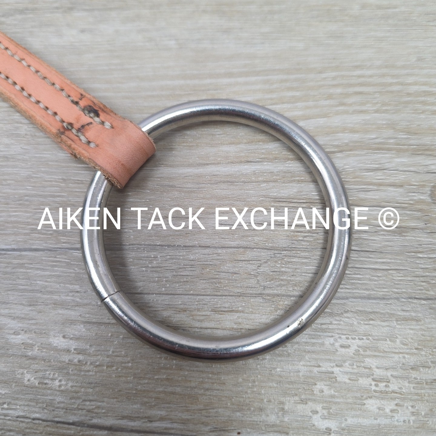 Straight Leather Loose Ring Bit 5"