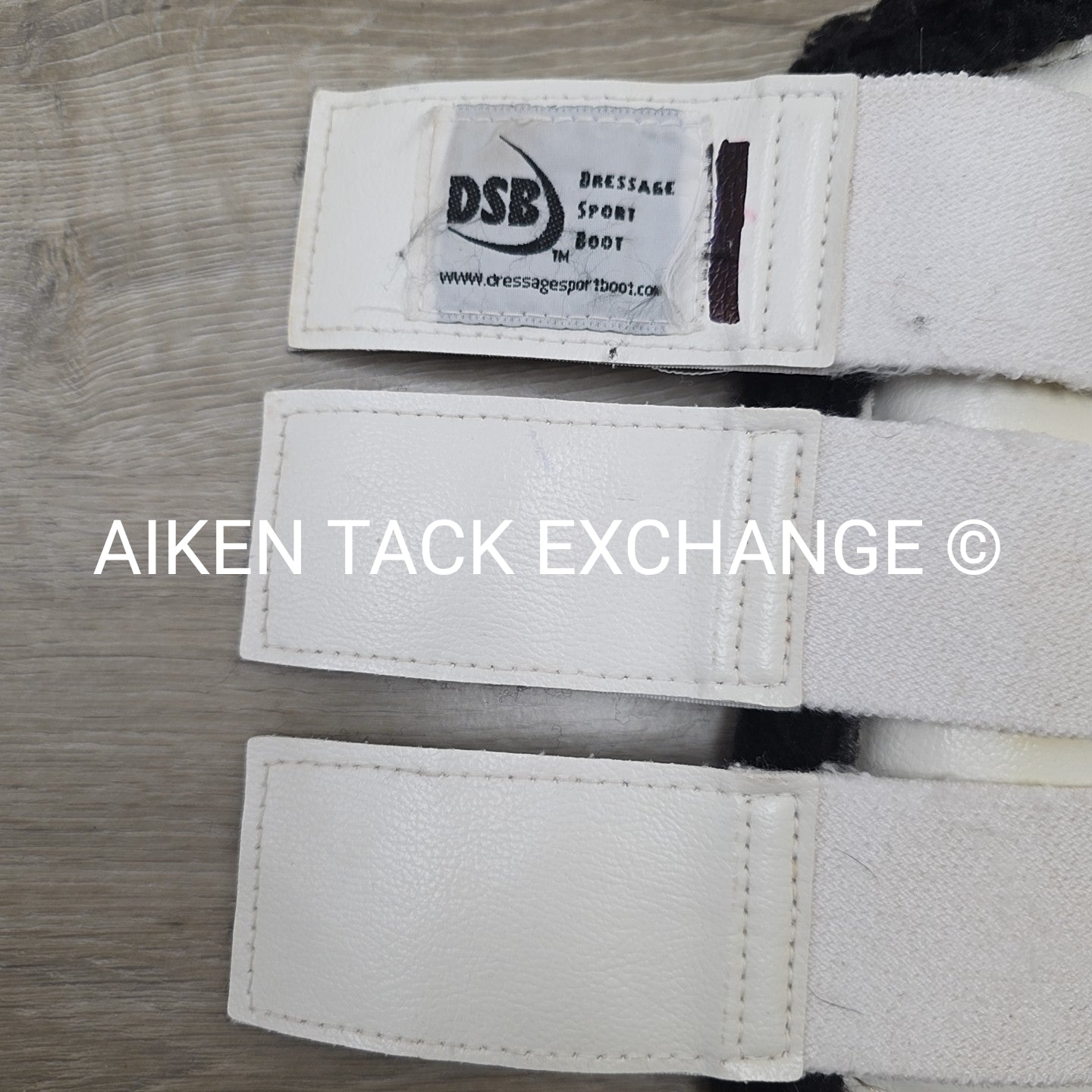DSB Dressage Sport Boots Original, White/Black, Size Large