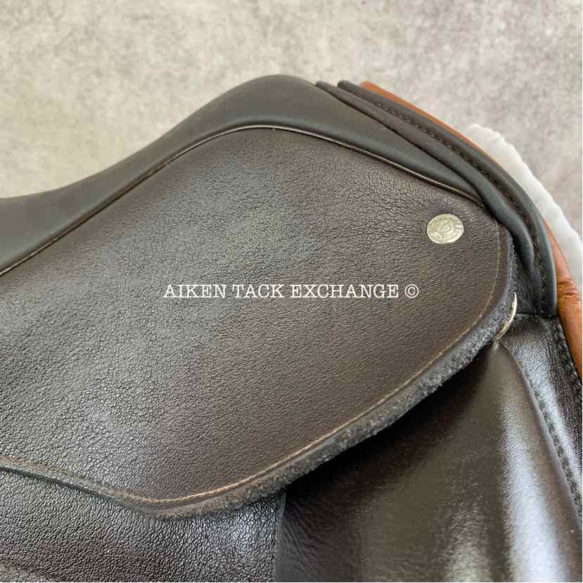 2024 Custom Saddlery Icon Flight Monoflap Dressage Saddle, 17.5" Seat, Adjustable Tree, Wool Flocked Panels
