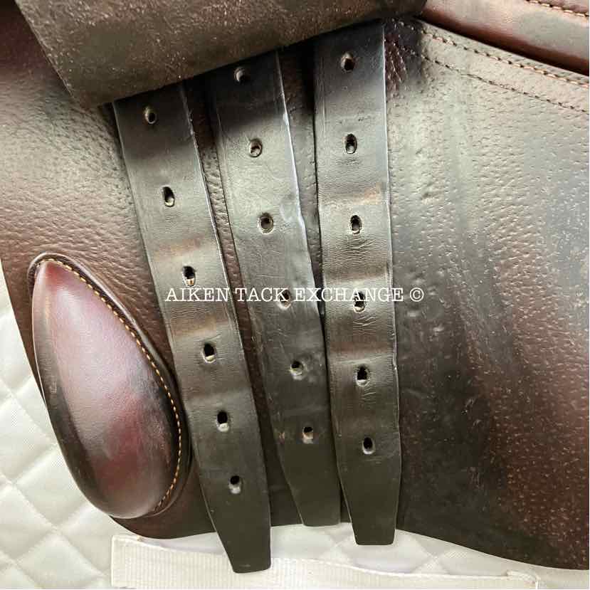 2015 CWD SE02 Close Contact Jump Saddle, 17" Seat, 3L Flap, Medium Tree, Foam Panels, Full Buffalo Leather