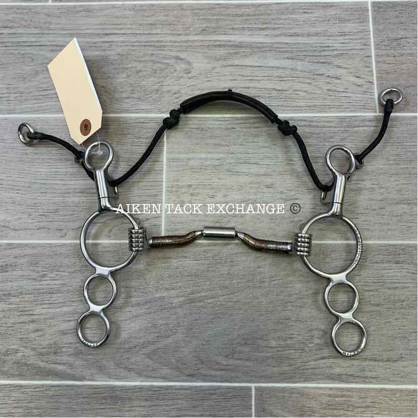 Myler 3 Ring Combination bit w/ Low Port Comfort Snaffle MB 04 5.25"