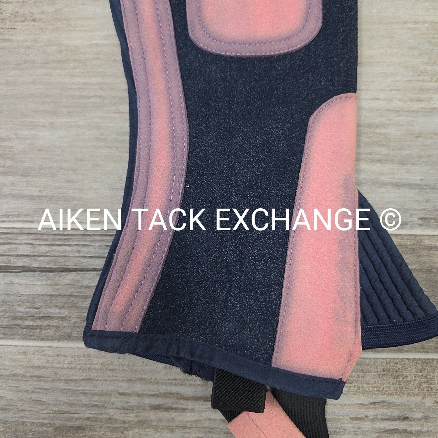 RHC Suede Half Chaps, Navy & Pink, Size X-Small