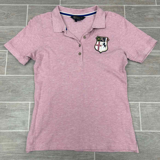Kingsland Equestrian Short Sleeve Polo Top, Size Large
