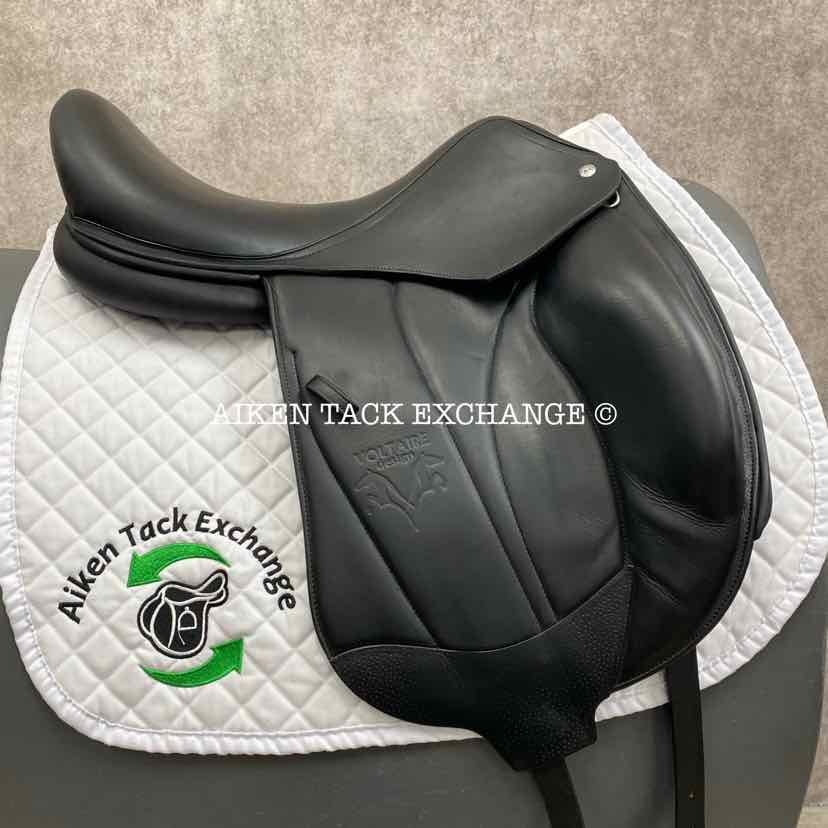 2019 Voltaire Adelaide Monoflap Dressage Saddle, 18" Seat, 2A Flap, Medium Wide/Wide Tree, PRO Panels, Full Buffalo Leather
