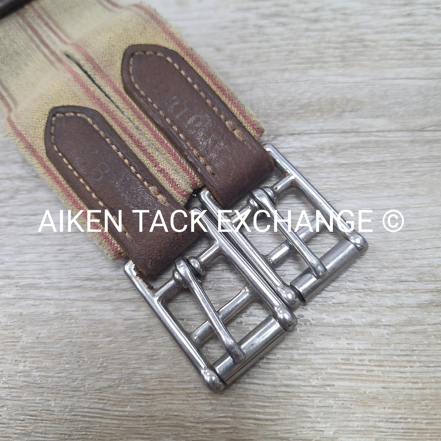 SmartPak Classic Hunter Girth with Double End Elastic, Brown, 48"