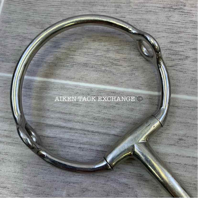 Single Joint Large Ring Eggbutt Polo Gag 5.5"