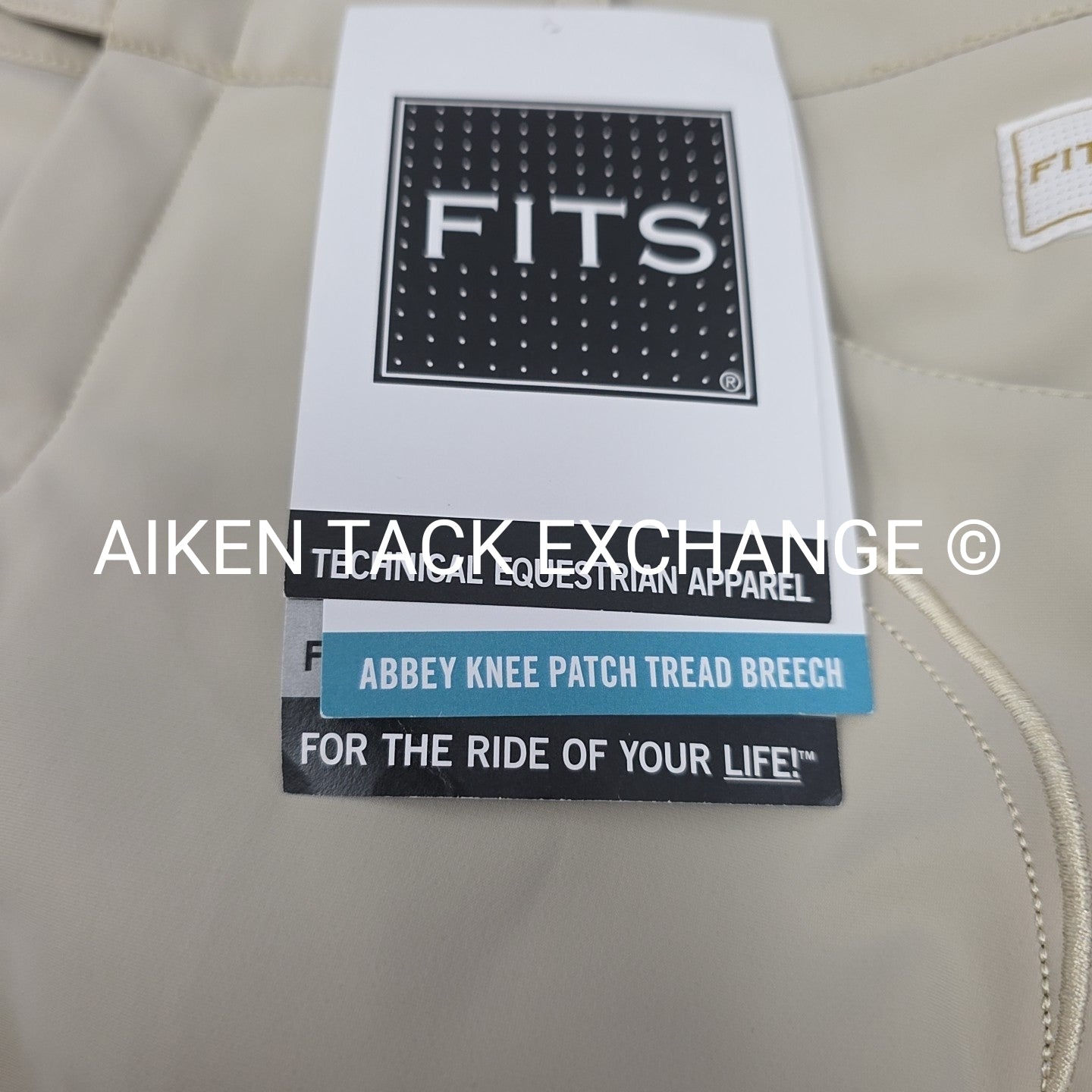 FITS Abbey Knee Patch Tread Breeches, Sahara, Women's Size Large