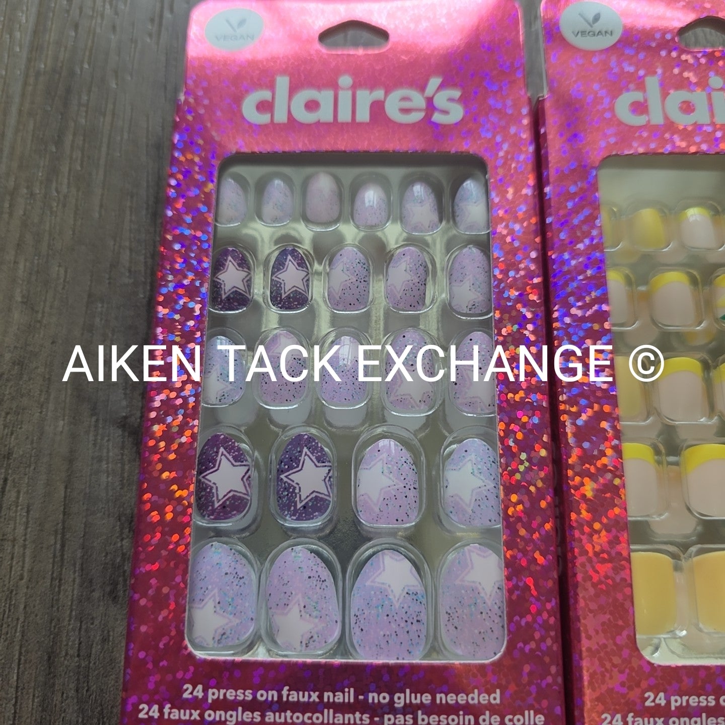 Claire's Press-On Nails (2 Sets) - 24 Count Each (48 Total)
