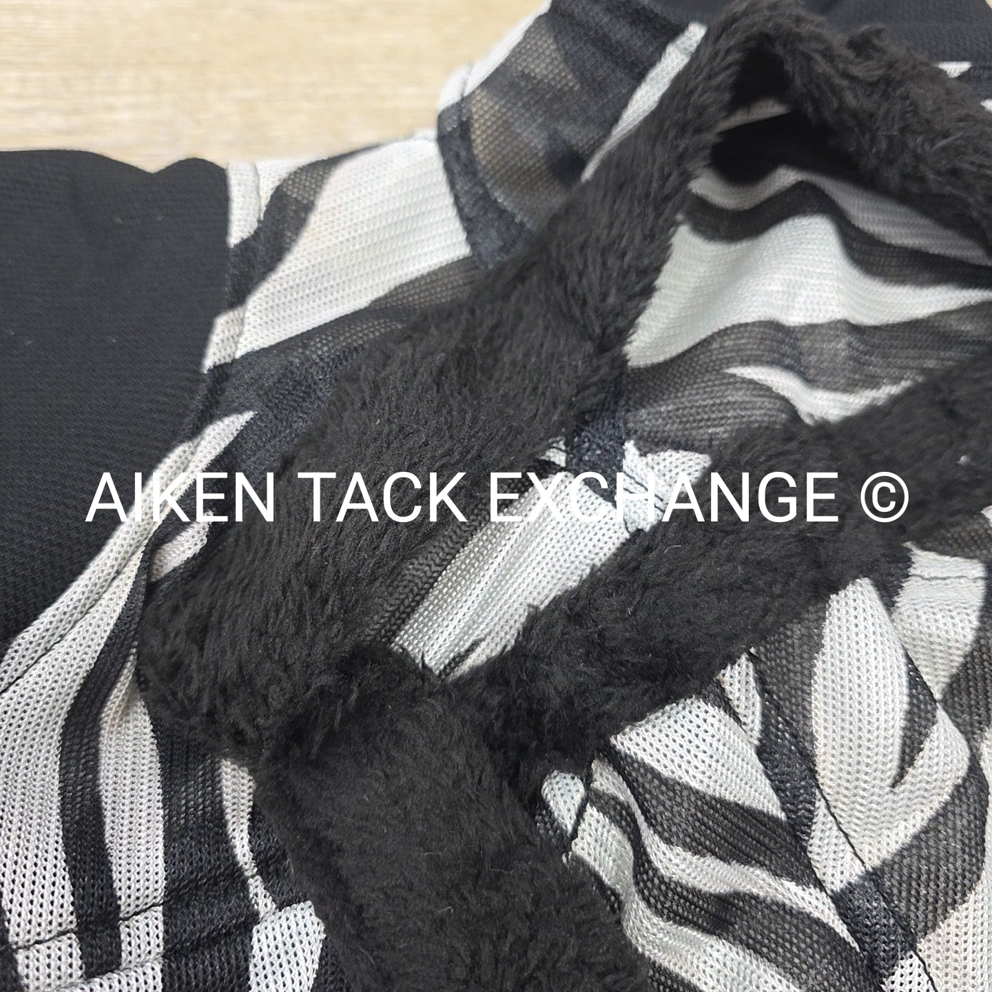 Tough 1 Zebra Mesh Fly Mask, Size Full