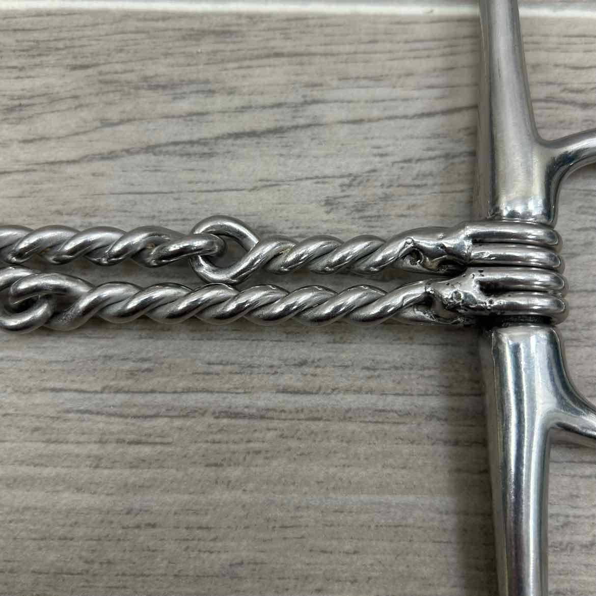 Full Cheek Double Twisted Wire Bit 5"