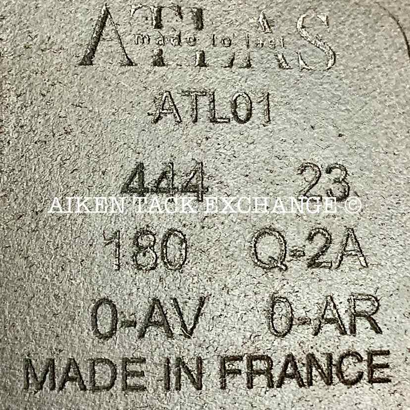 2023 Arion Atlas Close Contact Jump Saddle, 18" Seat, 2A Flap, Medium Tree, Foam Panels, Full Buffalo Leather, Comes with Matching Stirrup Leathers