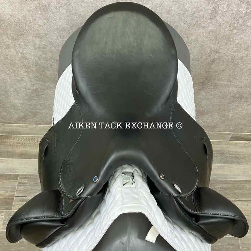 2017 Stubben True Nature Dressage Saddle, 18" Seat, Short Flap, 28cm Tree - Medium, Wool Flocked Panels