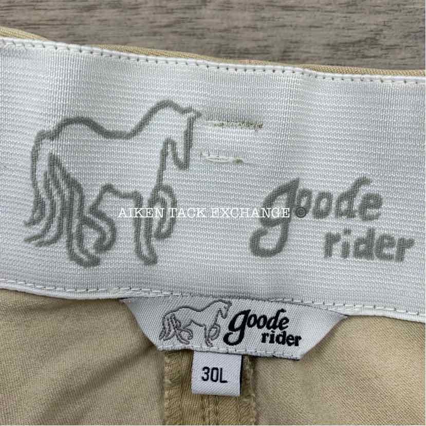 Goode Rider Full Seat Breeches, Size 30 L