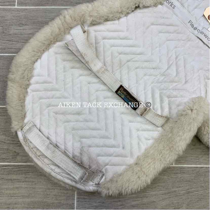 Fleeceworks Sheepskin Contour Saddle Pad, Size Medium