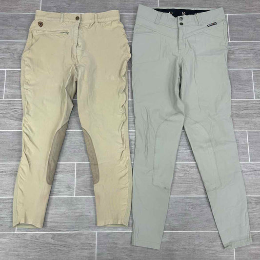 BARGAIN BUNDLE: Kerrits Knee Patch Breeches, Medium & Ariat Knee Patch Breeches,