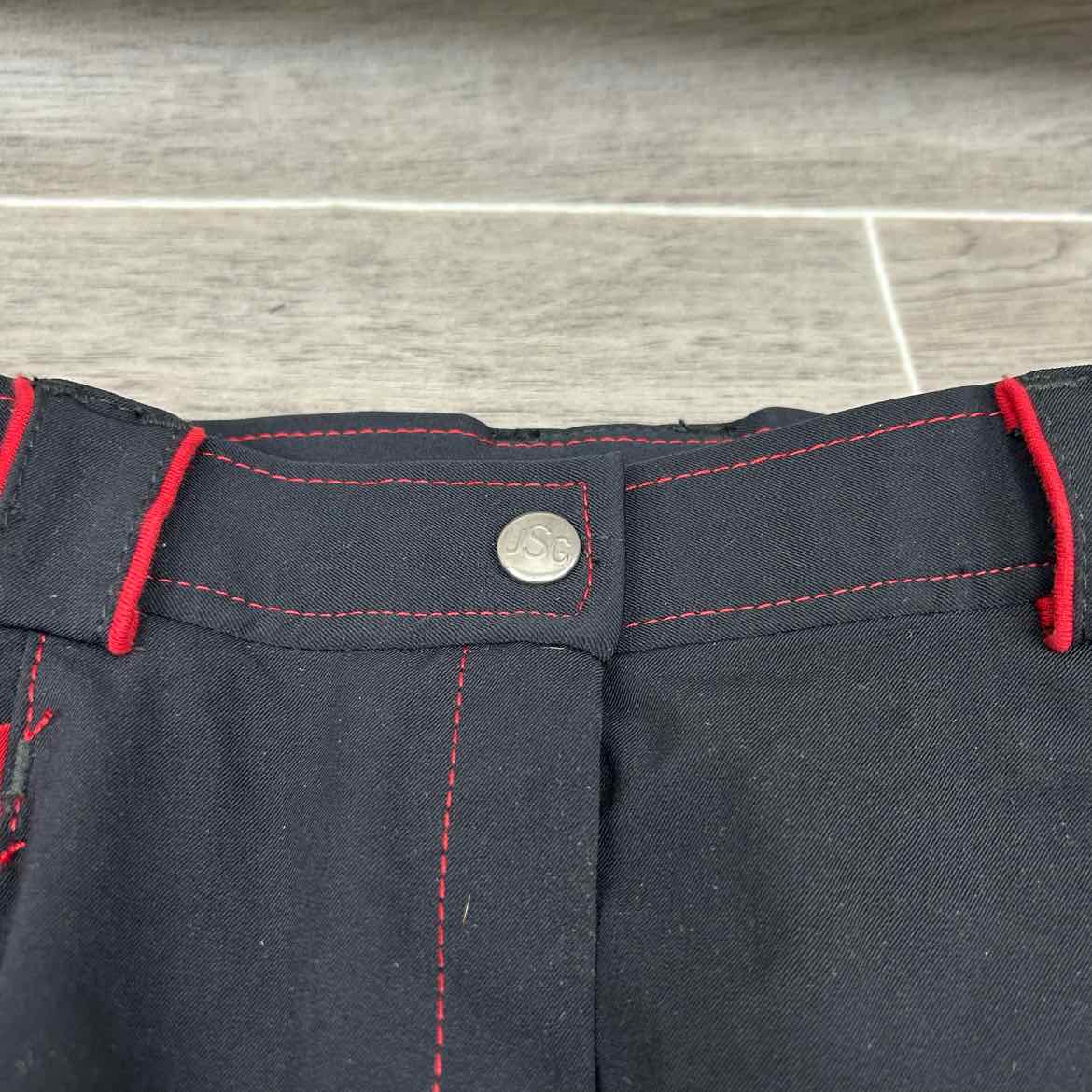 KL Select USG "IDA Smart" Silicone Grip Full Seat Breeches, Size 30