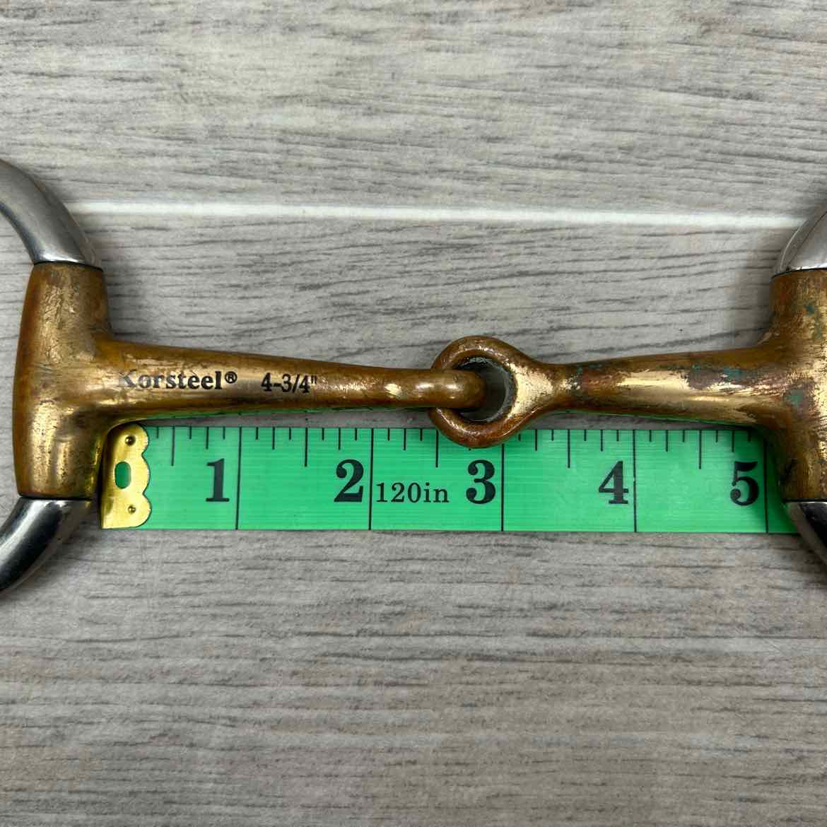 Korsteel Copper Single Joint Eggbutt Bit 4.75"
