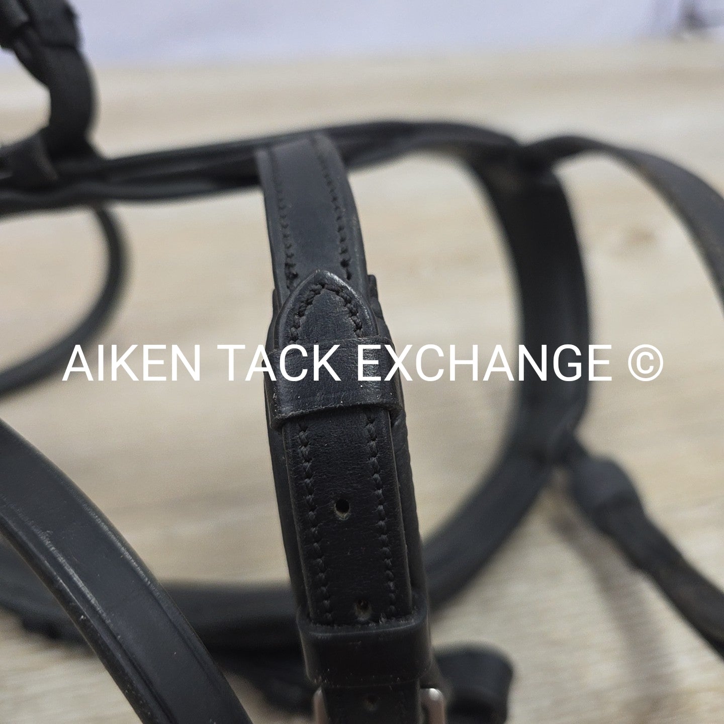 Schockemohle Equitus Beta Anatomical Special Bridle, Black, No Reins, Size Cob