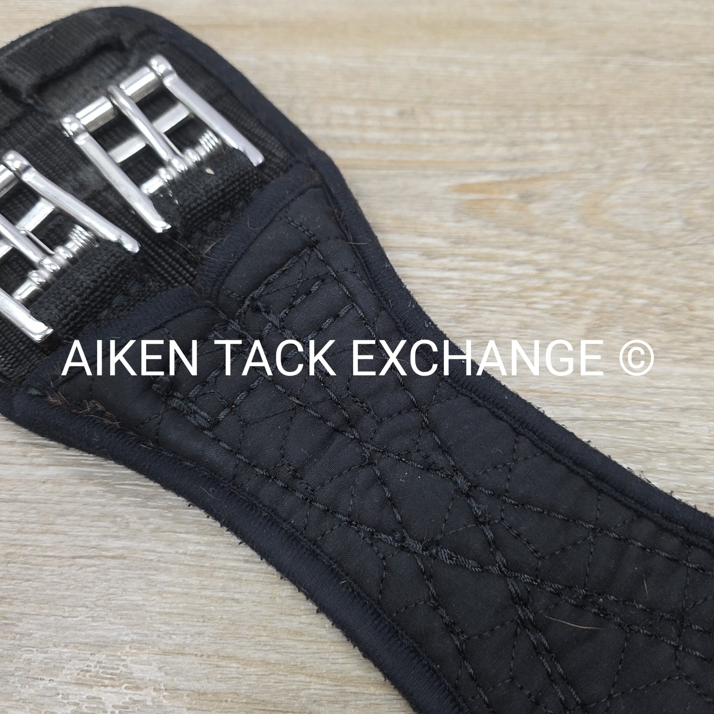 Mattes Contour Dressage Girth, No Sheepskin Cover, Black, 22"