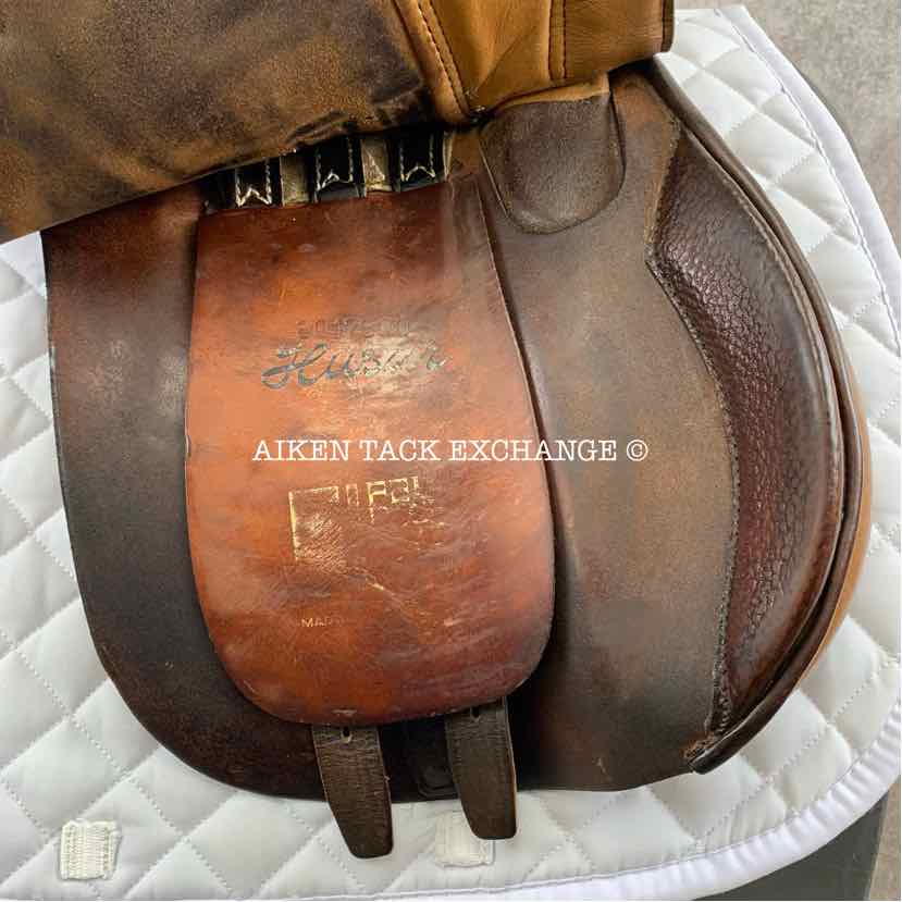 **SOLD** Courbette Husar All Purpose Saddle, 17" Seat, Medium Narrow Tree, Foam Panels