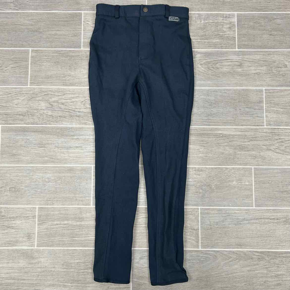 Eqituff Children's Knee Patch Breeches, Navy, Size 12, Brand New