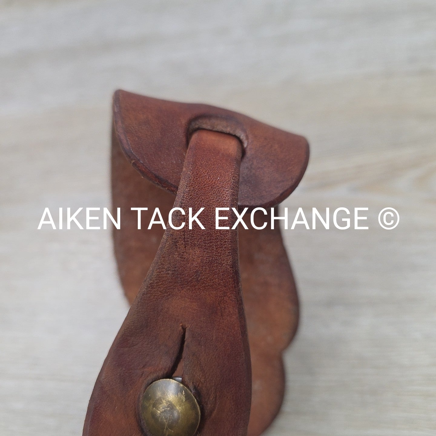 Western Rowel Spurs with Leather Straps