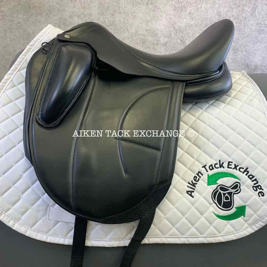 **SOLD** 2021 Arion Monoflap Dressage Saddle, 17" Seat, 1C Flap - Short, Medium Wide/Wide Tree, Foam Panels, Buffalo Leather