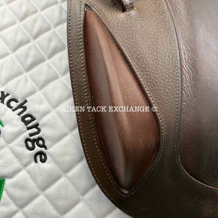 2009 CWD SE04 Monoflap Jump Saddle, 17.5" Seat, 3A Flap, Medium Wide Tree, Foam Panels, Full Buffalo Leather