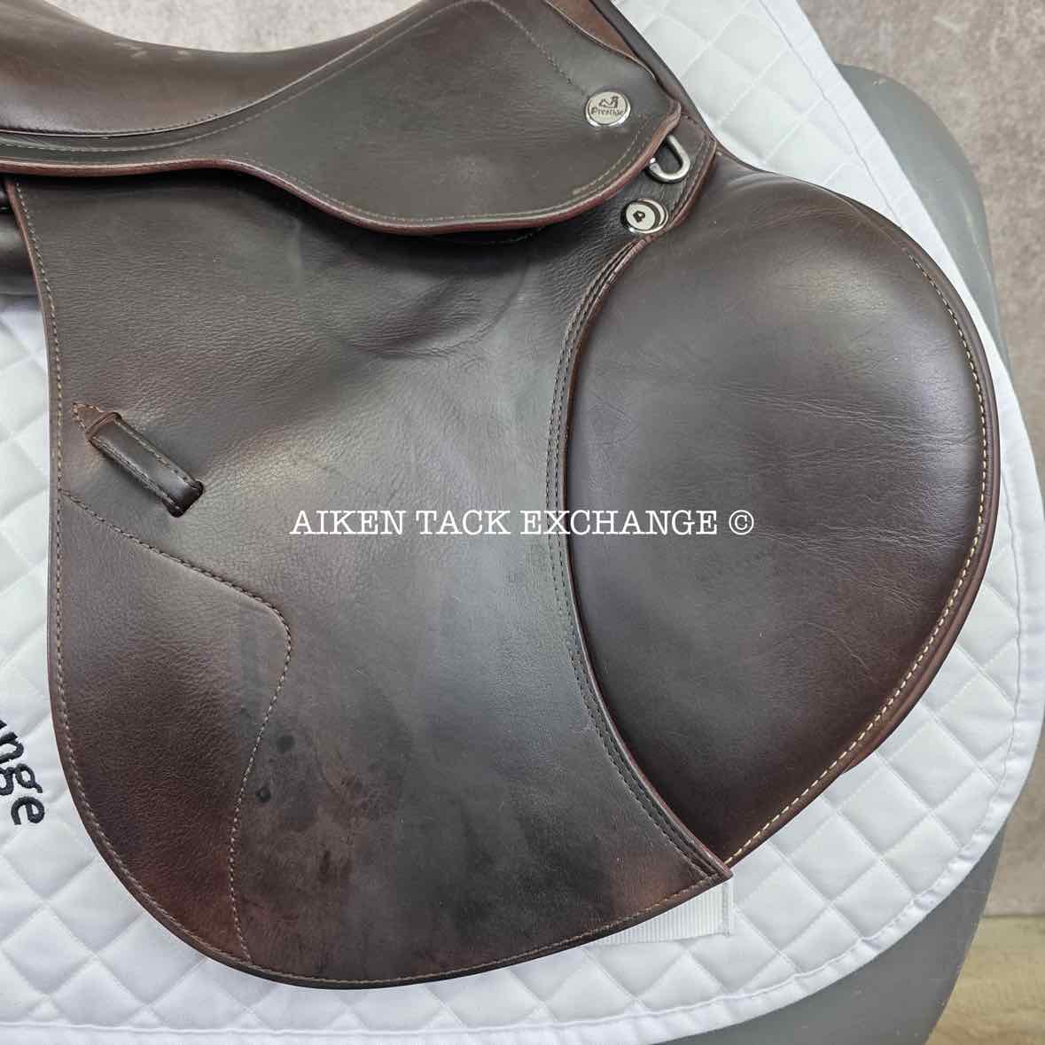 **SOLD** 2016 Prestige X-Perience Close Contact Jump Saddle, 17" Seat, 33 Tree - Medium, Wool Flocked Panels