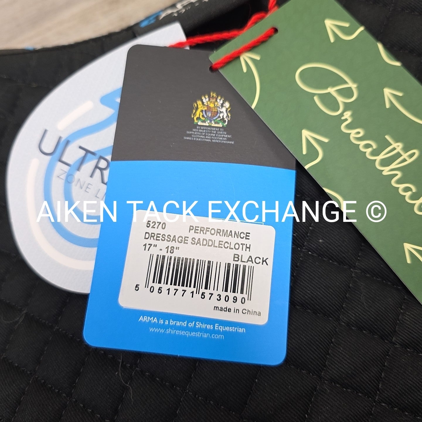 Shires Arma Contour Pro Dressage Saddle Pad with Elastic Training Bands