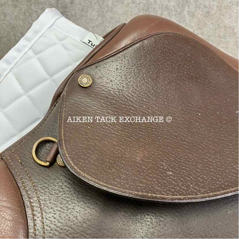 Lancers Close Contact Jump Saddle, 17" Seat, Medium/Medium Wide Tree, Foam Panels