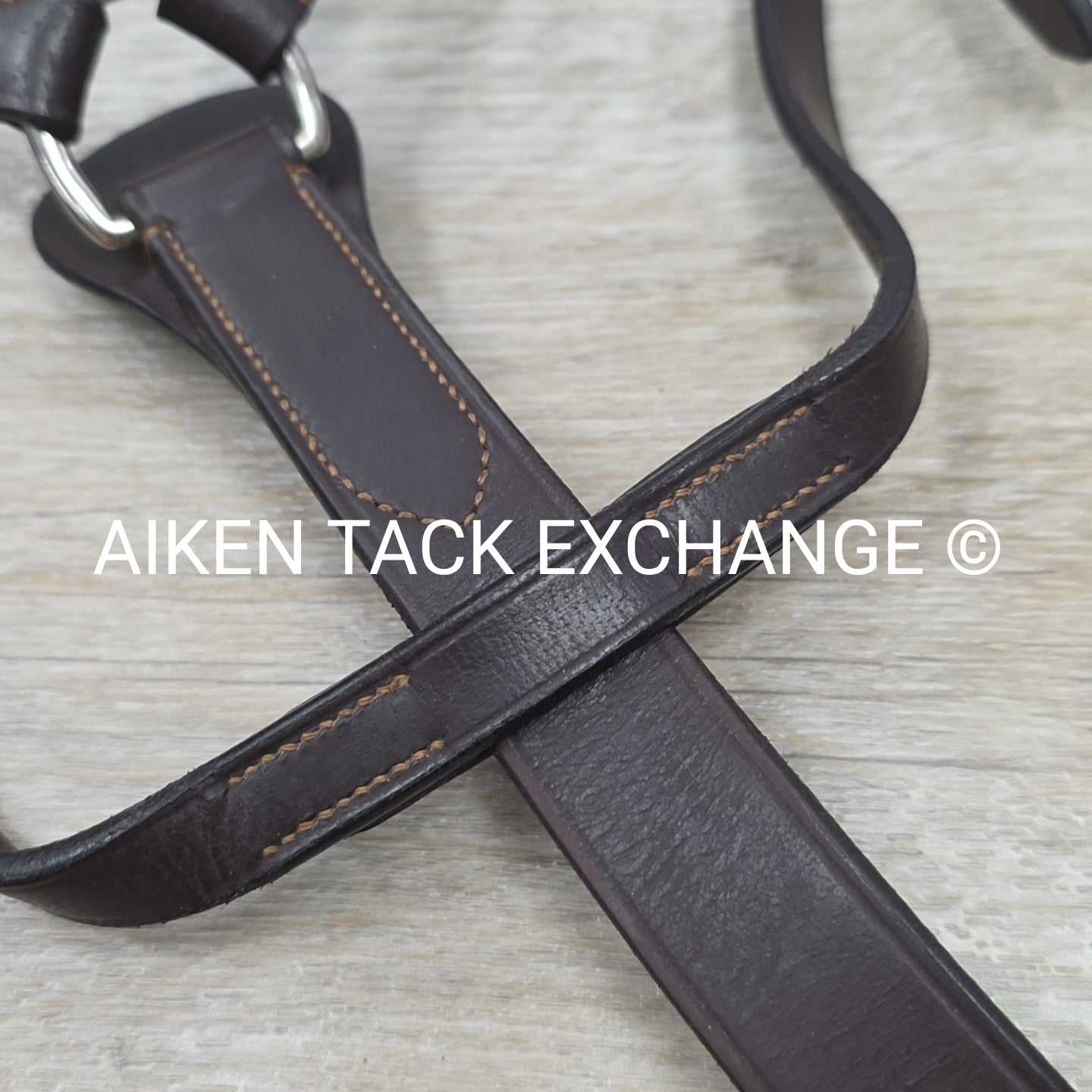 Bobby's English Silver Spur German Martingale Set, Brown, Warmblood (Oversize)