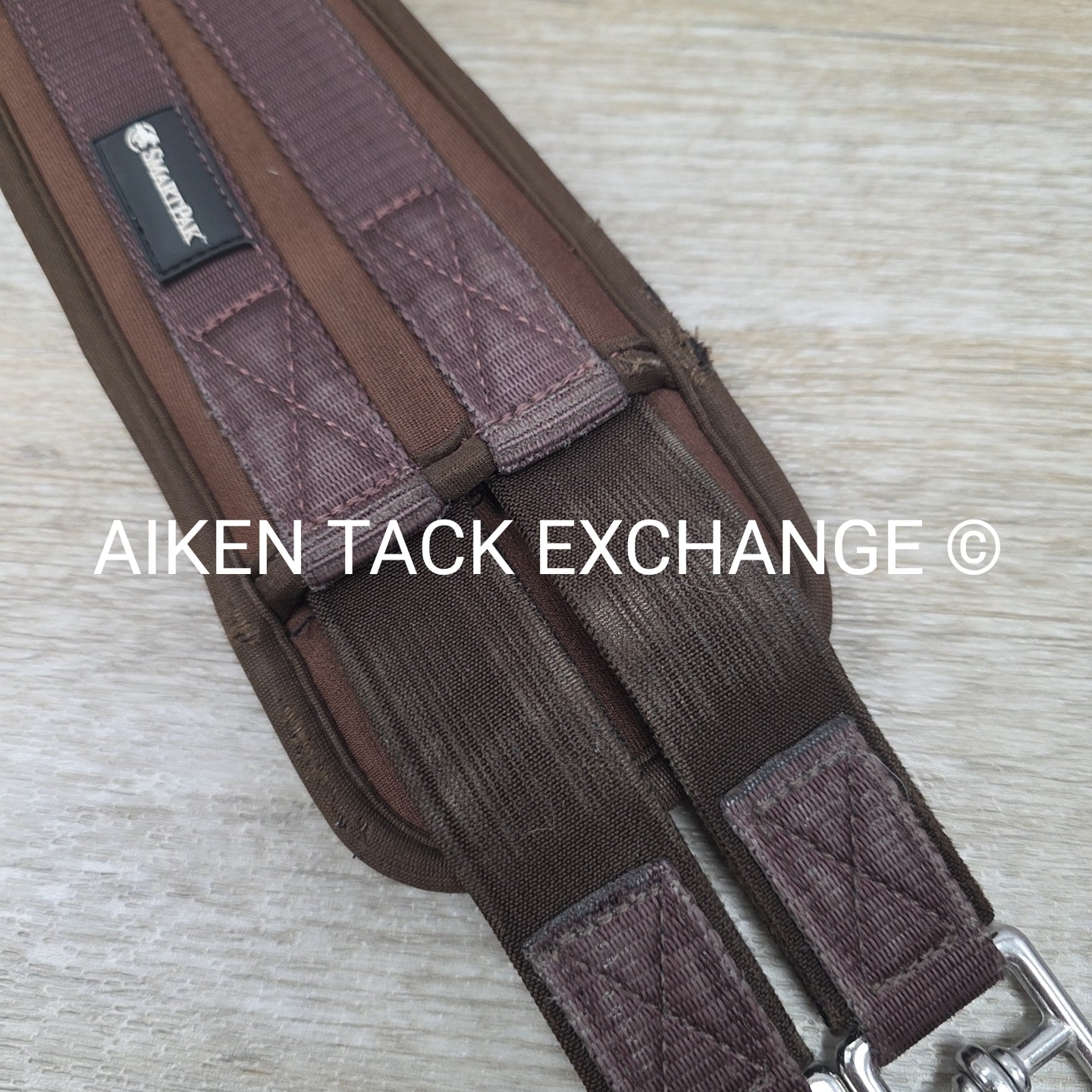 SmartPak Memory Foam Girth with Double End Elastic, Brown, 48"